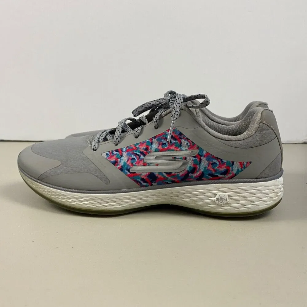 Skechers GoGolf Sneakers Womens 9 Eagle Major Soft Spike‎ Shoe Gray Pink 14863